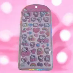 【正規品】コットンパフィーシール　キティ　ヒョウ柄