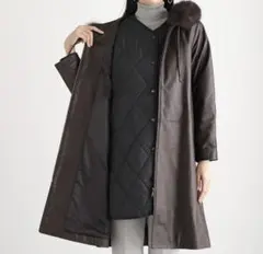 限定お値下げ！【新品】元町ゼラール イタリアンラムレザーコート