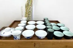 【E】中国茶器　湯呑　茶杯（ちゃはい）　複数個　おまとめ品　お得