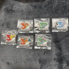 ポケモン　30周年　メタルチャームマスコット　6種セミコンプリート