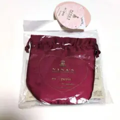 しまむら 青木美沙子 ニナス 紅茶ポーチ セット m♡petit レッド 赤