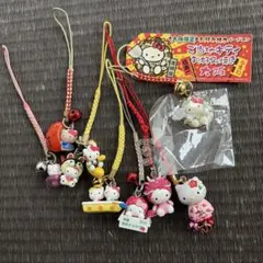 ハローキティご当地ストラップ 根付けストラップ 福岡限定 あまおう 3