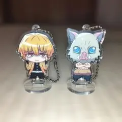 鬼滅の刃 伊之助と善逸のアクリルキーホルダー