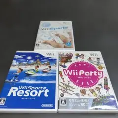 Wii ゲームソフト 3本セット