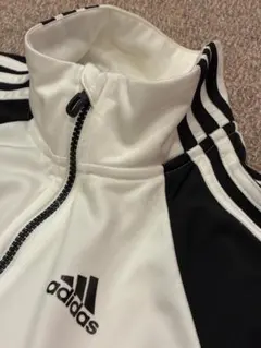 adidas トラックジャケット ホワイト×ブラック LLのサムネイル