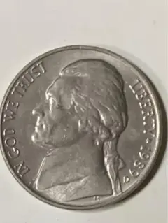 アメリカ1989-D ジェファーソン ニッケル 1989-P Jefferson Nickel 5FS Five full steps doubling in FS