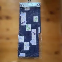 夏のモード 浴衣 ネイビー 金魚柄