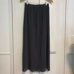 プラステ　プリーツ　スカート　Lサイズ　グレー