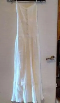 ロジータ　オフホワイト　ワンピース　マキシワンピース　レース