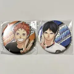 ハイキュー ライバルセット 日向翔陽 影山飛雄 缶バッジ