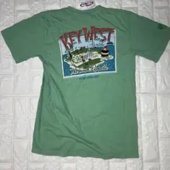 Crazy shirt 緑系　Tシャツ KEY WEST サイズS
