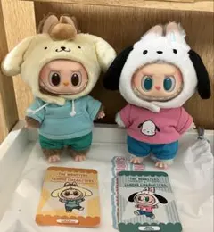 labubuラブブ sanrioサンリオ ポムポムプリン ポチャッコ 2個セット