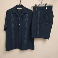 セットアップ新品ワコマリア×56TATTOOSTUDIOキューバシャツ&ショーツのサムネイル