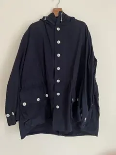 【一点モノ】 後染めブラック スノーパーカー スノーカモフラージュ スノーパーカー後染め黒