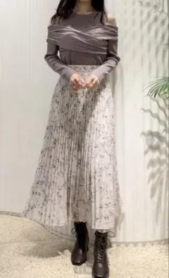 Snidel プリーツスカート
