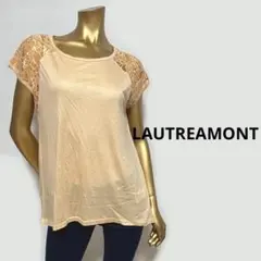 【3069】LAUTREAMONT 切り替え トップス 38
