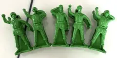 トイストーリー　兵隊　クリップ　　グリーンアーミーメーン　　5個