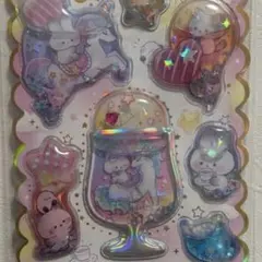 正規品　キラキラ　ウォーターインシール　ストーン付き　カプセルシール　うさぎ