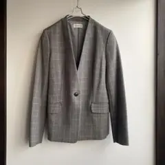 新品　PLST グレンチェック柄　ジャケット