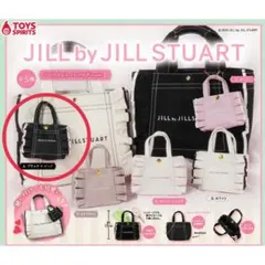 JILL by JILL STUART ミニトートフリルバッグ ブラック×ピンク