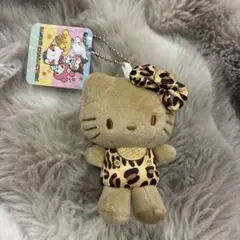 ハローキティ ヒョウ柄キーホルダー