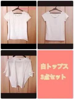 白トップス3点セット おまとめ アプワイザーリッシェ  GRL
