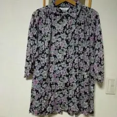ゆったりサイズ薄手オーバーブラウス