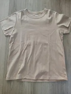 新品未使用（訳あり）UNIQLO U ベージュ 半袖Tシャツ XL　レディース