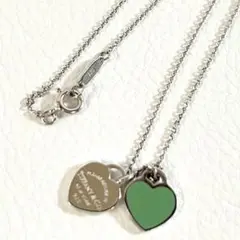 美品♡ティファニー リターントゥ ダブルハートネックレス