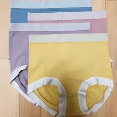 ハイウエストレディース ショーツ深ばき純綿美形ショーツお腹まで包む 4枚セット