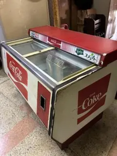 名古屋市内引き取り限定　コカ・コーラアイスケース　三菱オープンタイプクーラーのサムネイル