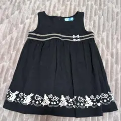 キャサリンコテージ ブラック アリス ワンピース 90 100