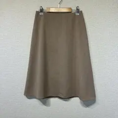 エポカ フレア スカート ベージュ 上品 オフィス フォーマル シンプル b53