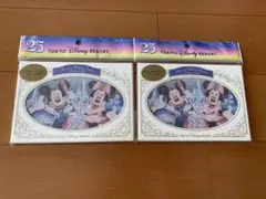 ディズニー　25周年ポストカードセット　２つセット