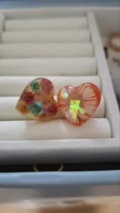 ハート　イヤリング