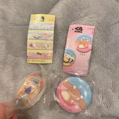 くら寿司 シナモン モカ 缶バッジ シナモロール