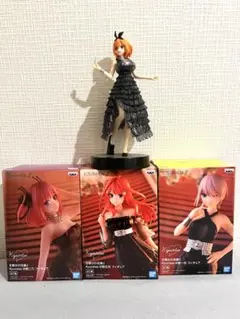五等分の花嫁∬ Kyunties フィギュア 黒ドレス　4体　一花二乃四葉五月