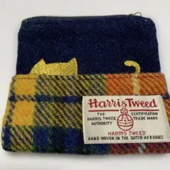 Harris Tweed チェック柄ポーチのサムネイル