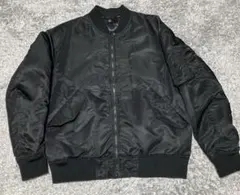 美品　ユニクロ＋J　ハイブリッドダウンオーバーサイズ　MA-1 ブルゾン　L