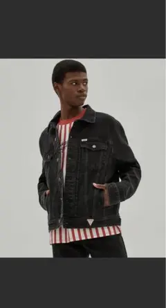GUESS Originals Denim Jacket ブラック　L
