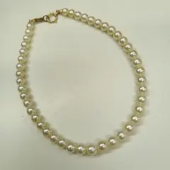 K18 金具刻印有 ブレス パール ?? フェイクパール ?? - メルカリ