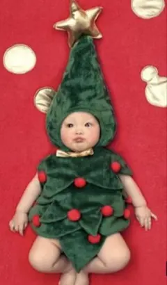 クリスマスツリー 着ぐるみ 70-80cm位