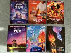 映画チラシ・フライヤー　ディズニー・ピクサー　3作品6枚セット