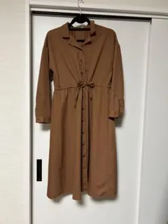 INGNI ブラウン シャツワンピース Mサイズ