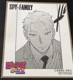 ジャンプフェア 2021  アニメイト　特典　ミニ色紙　スパイファミリー ロイド