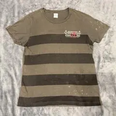 REPLAY Tシャツ ボーダー柄 ネイビー系のサムネイル