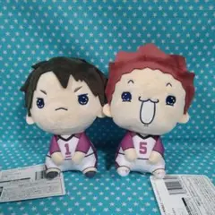 ハイキュー!!もちぴこぬいぐるみ 牛島若利 天童覚 ２種セット
