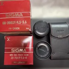 SIGMA ズームレンズ 2本セット Canon用のサムネイル