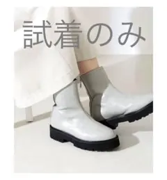 Demi-LuxeBEAM 別注CAMINANDO /バックジップブーツ　グレーのサムネイル