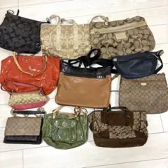 コーチ のみ まとめ ハンドバッグ ショルダーバッグ ウエストバッグ レザー